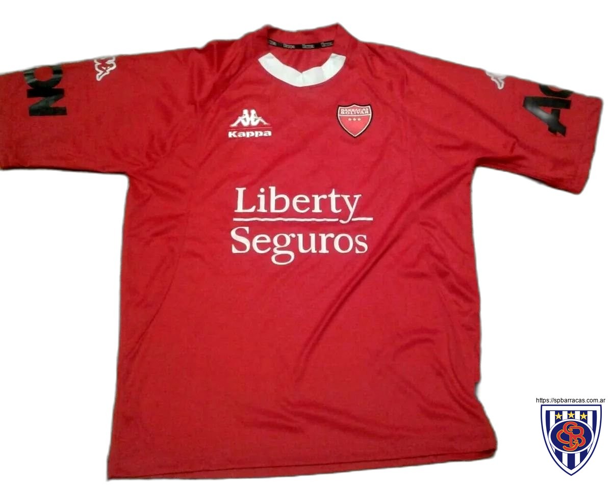 Camiseta titular cuando Sportivo Barracas fue gerenciado.